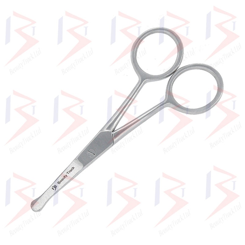 BeautyTrack Safety Scissors Mustache Ear Nose Scissor Eyebrow Cuticle