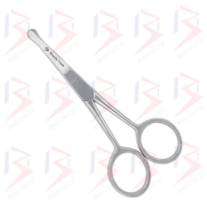 BeautyTrack Safety Scissors Mustache Ear Nose Scissor Eyebrow Cuticle