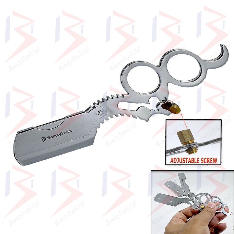 BeautyTrack Gerader Rasierrasierer Barber Cut Throat Salon HSC-271