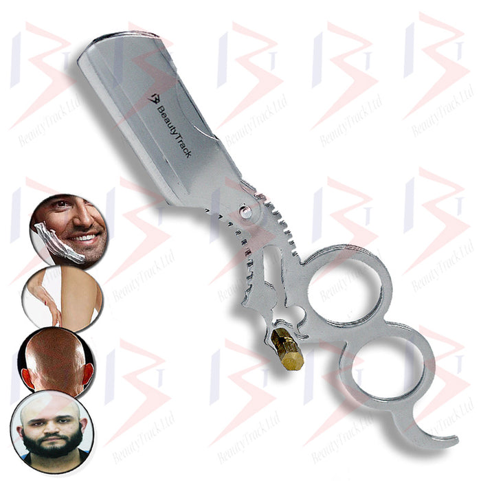 BeautyTrack Straight Shaving Razor Barber Cut Throat Salon HSC-271