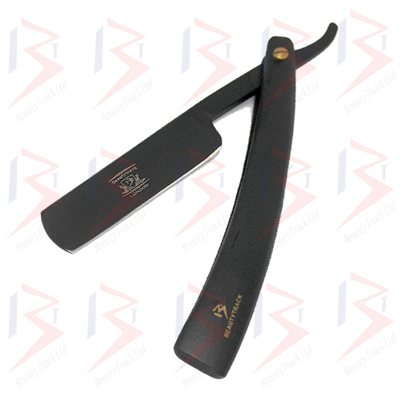 BeautyTrack Straight Nassrasur Cut Throat Razor Leder-Streichgürtel