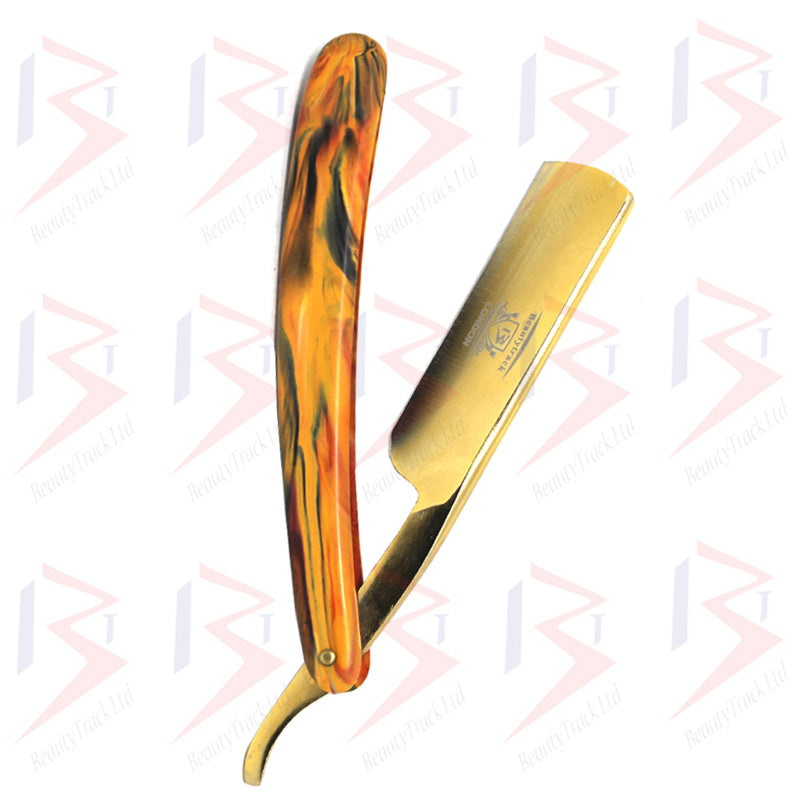 BeautyTrack Vintage Salon Straight Cut Throat Shaving Razor Multi