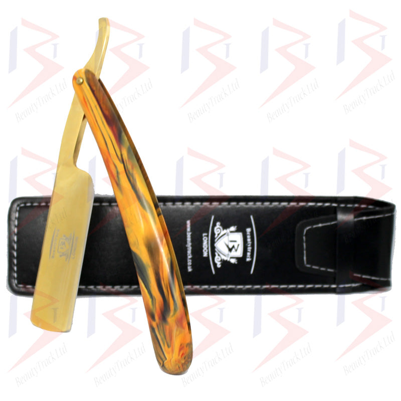 BeautyTrack Vintage Salon Straight Cut Throat Shaving Razor Multi