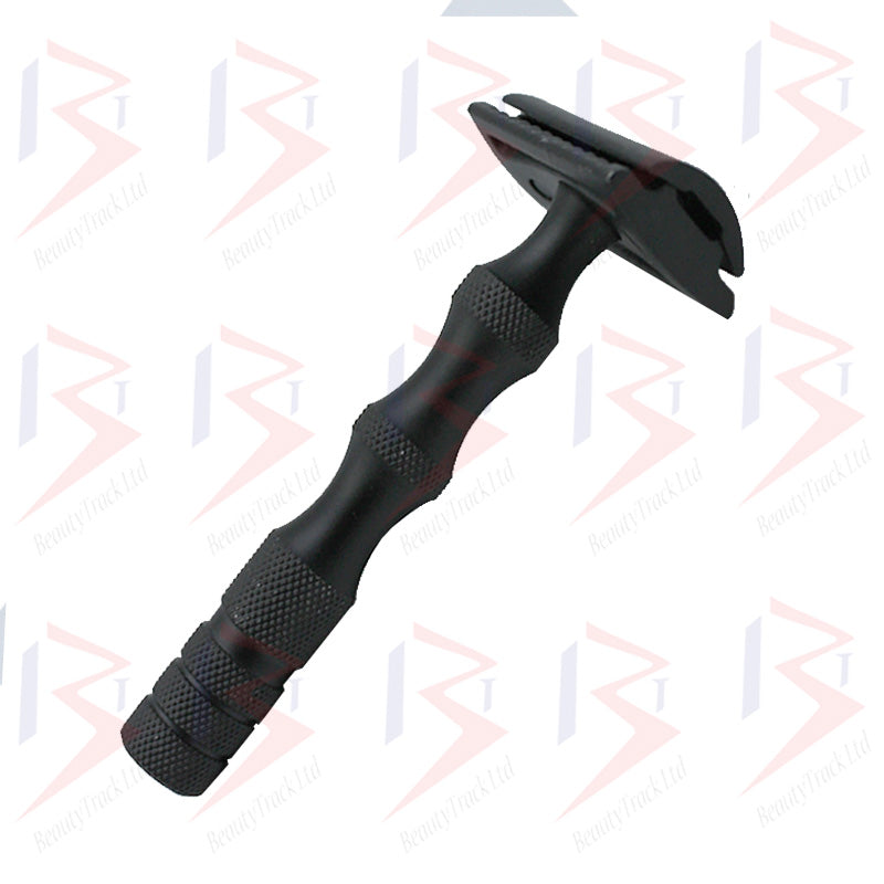 BeautyTrack Vintage Edelstahl Double Edge DE Sicherheitsrasierer