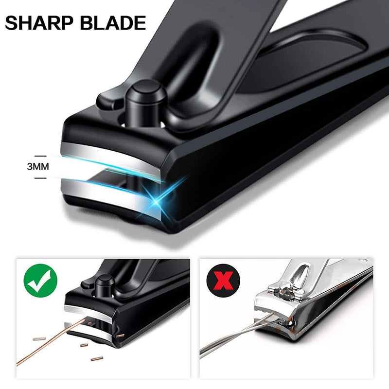 TOE NAIL CLIPPERS CUTTER SET PODIATRY PEDICURE KIT HEAVY DUTY FOR THICK NAILS