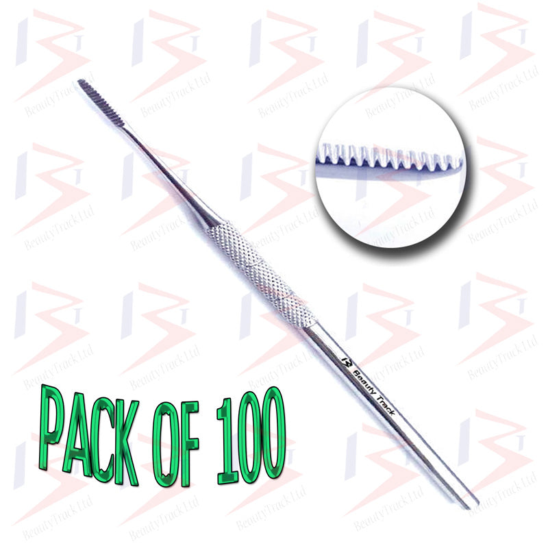 Schwarze eingewachsene Nagelfeile, einzelne gezahnte Kante, 5 Zoll (12,5 cm)