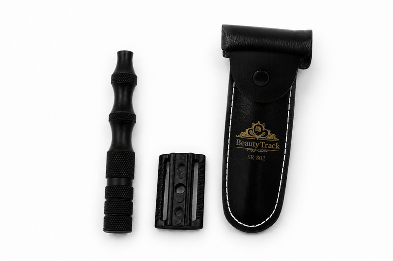 Classic Stainless Steel Double Edge Safety Razor – Luxury Grooming Tool for Men