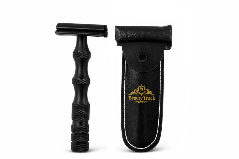 Classic Stainless Steel Double Edge Safety Razor – Luxury Grooming Tool for Men