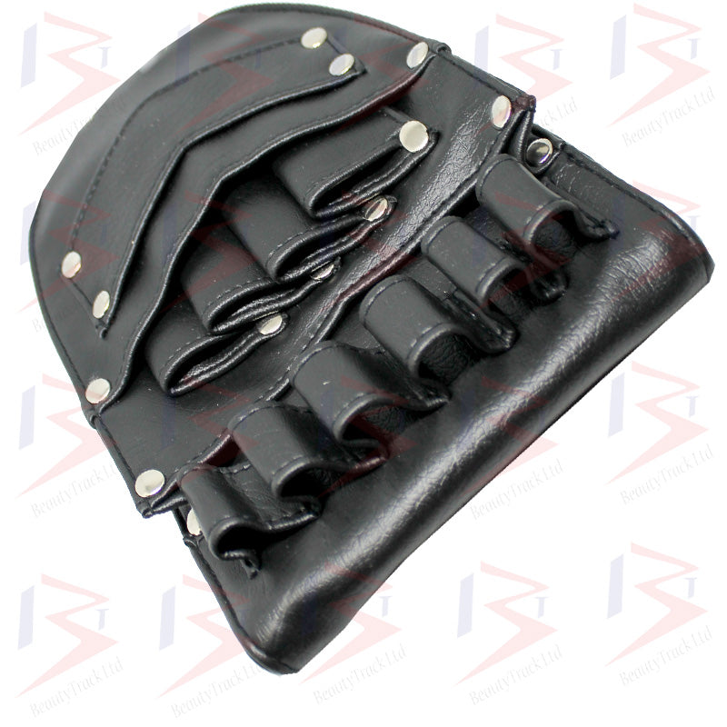 Holster Pouch Barber Hairdressing Scissors Bag Black Leather