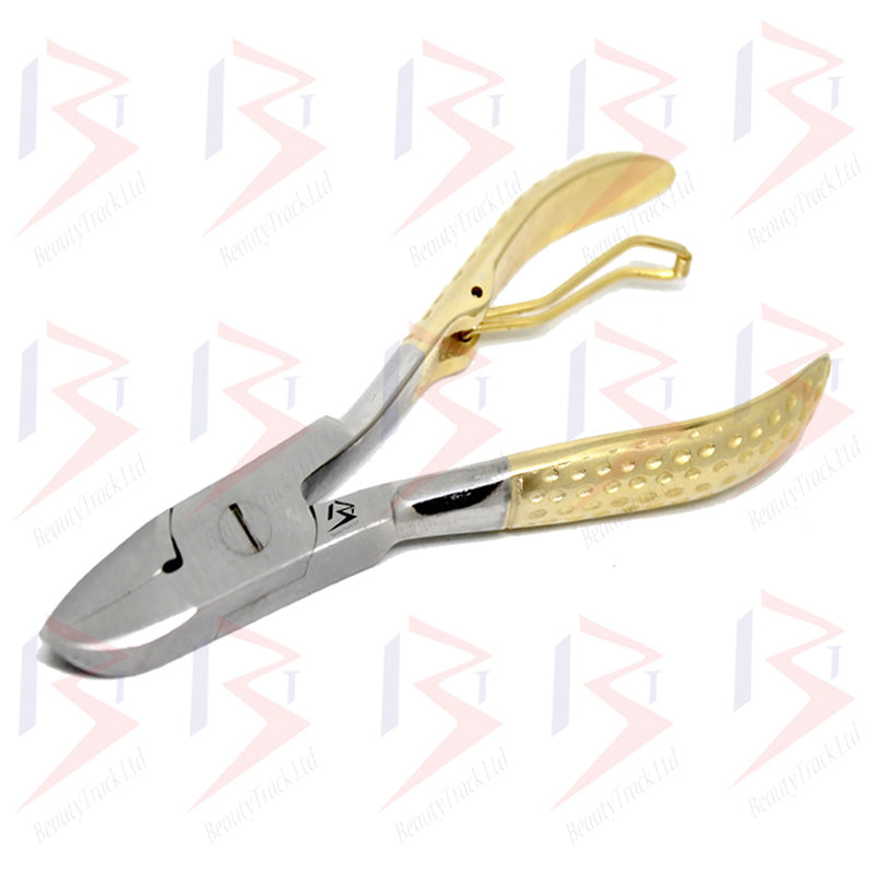 Ingrown Nail Clipper Thick Toenail Nippers Gold 4.8 inch