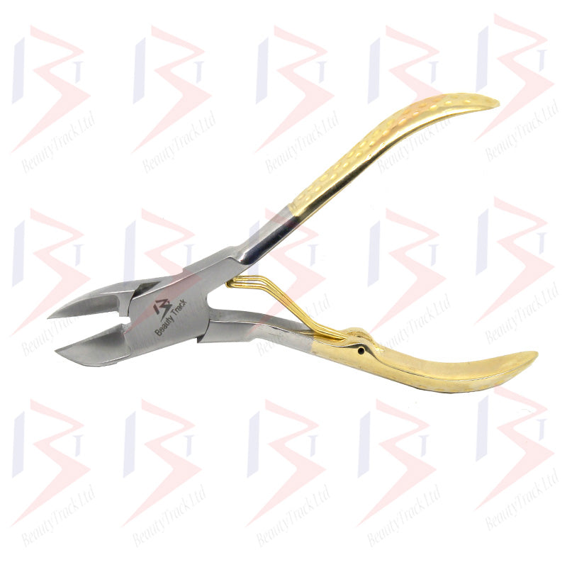 Ingrown Nail Clipper Thick Toenail Nippers Gold 4.8 inch