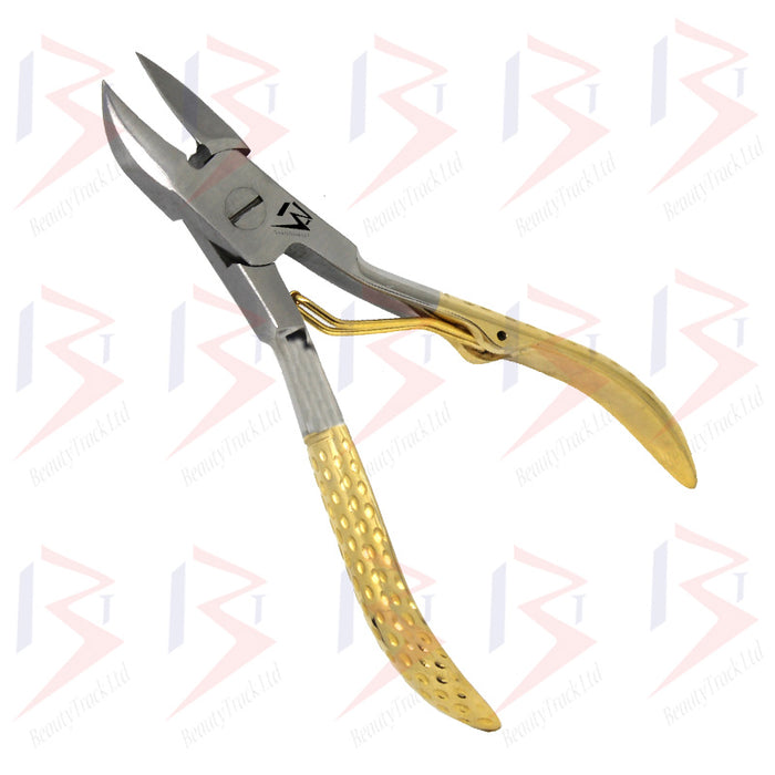 Ingrown Nail Clipper Thick Toenail Nippers Gold 4.8 inch