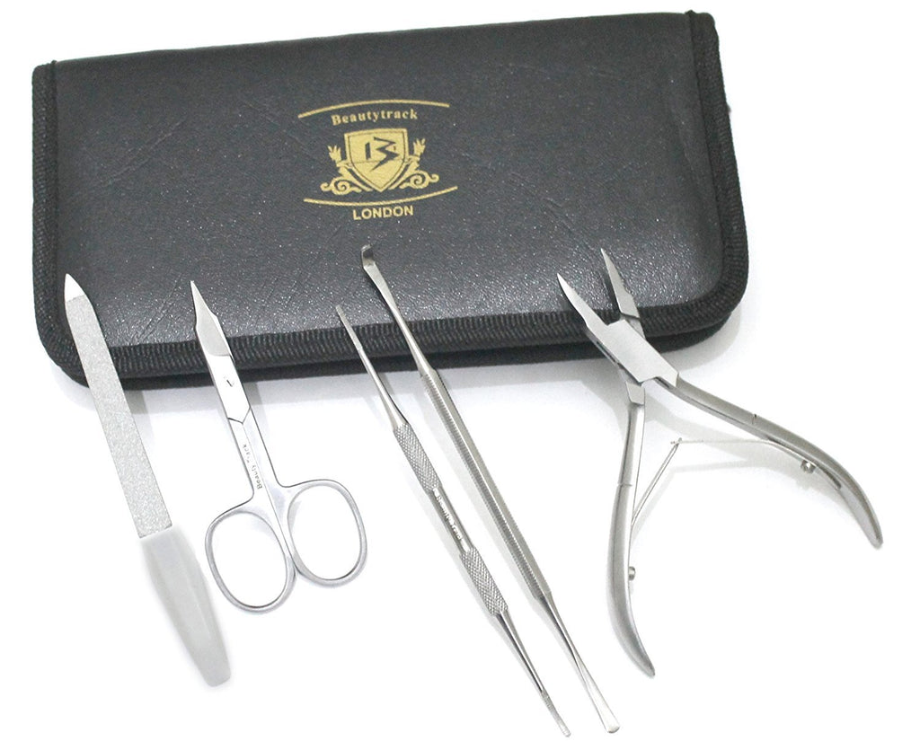 Eingewachsene Zehennägel Set – 6-teiliges Nagelpflege-Set Mit Feilen, Polierern & Werkzeugen Für Maniküre