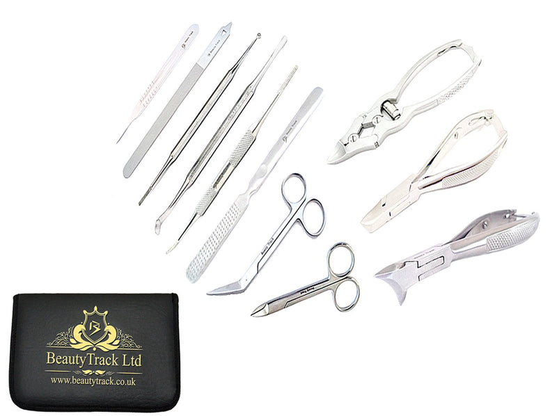 Nail Clipper Set Chiropody Manicure Pedicure Instruments -11 PCS