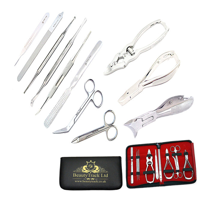 Nail Clipper Set Chiropody Manicure Pedicure Instruments -11 PCS ...