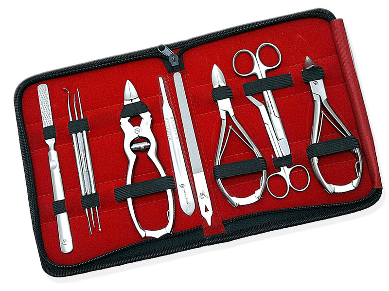 Nail Clipper Set Chiropody Manicure Pedicure Instruments -11 PCS