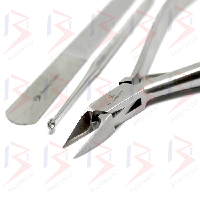 Podiatry Nail Nipper Set Thick Toenail Cutters, Nail File, Deb File