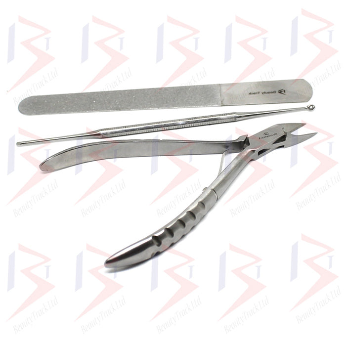 Podiatry Nail Nipper Set Thick Toenail Cutters, Nail File, Deb File