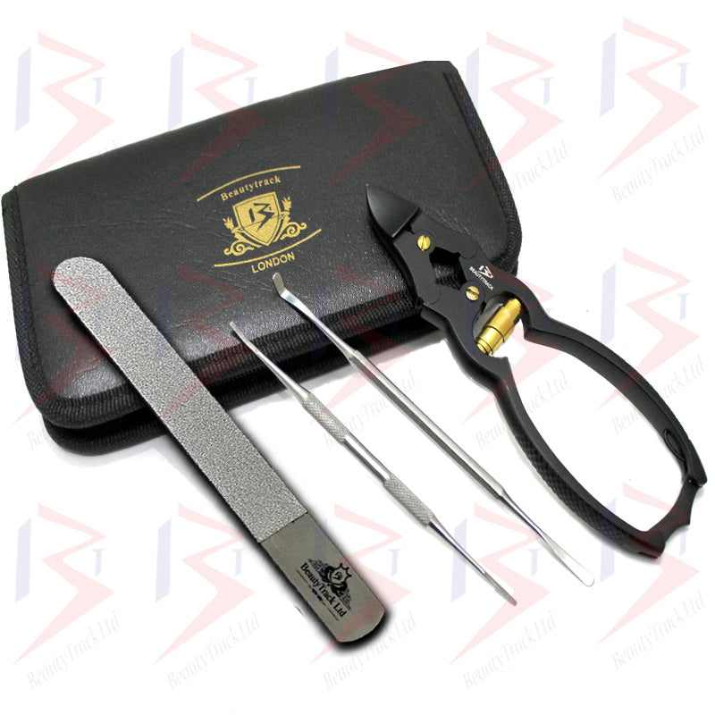 Podologie-Zangen-Set, freitragende Zehennagelknipser, 4 Stück