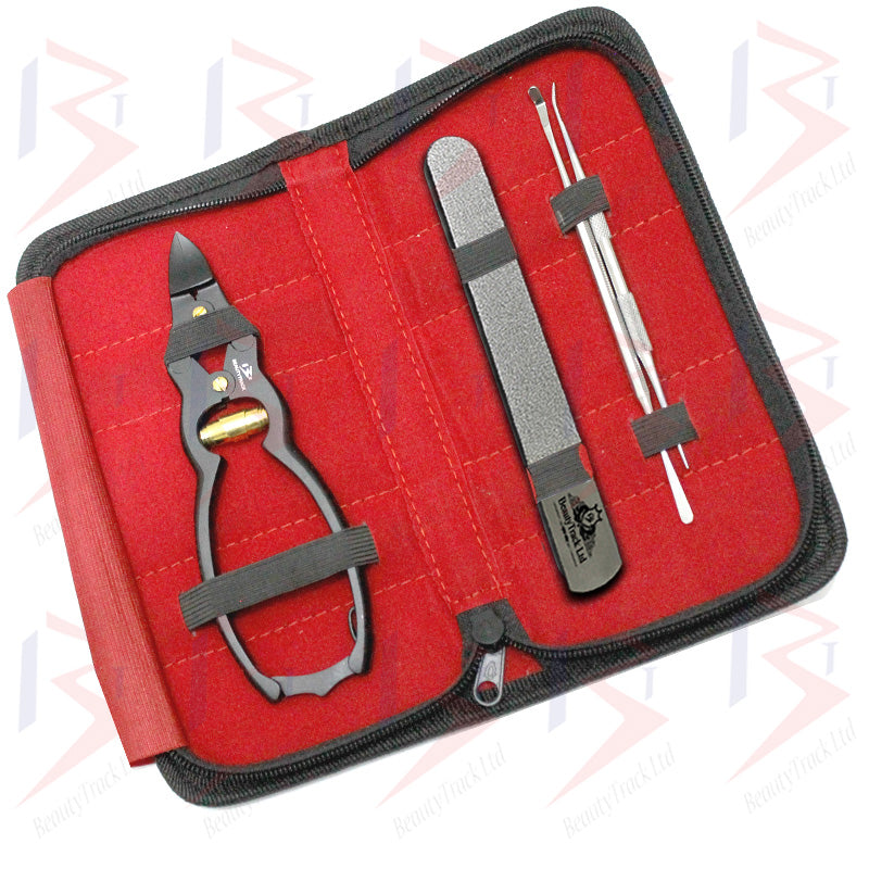 Podologie-Zangen-Set, freitragende Zehennagelknipser, 4 Stück