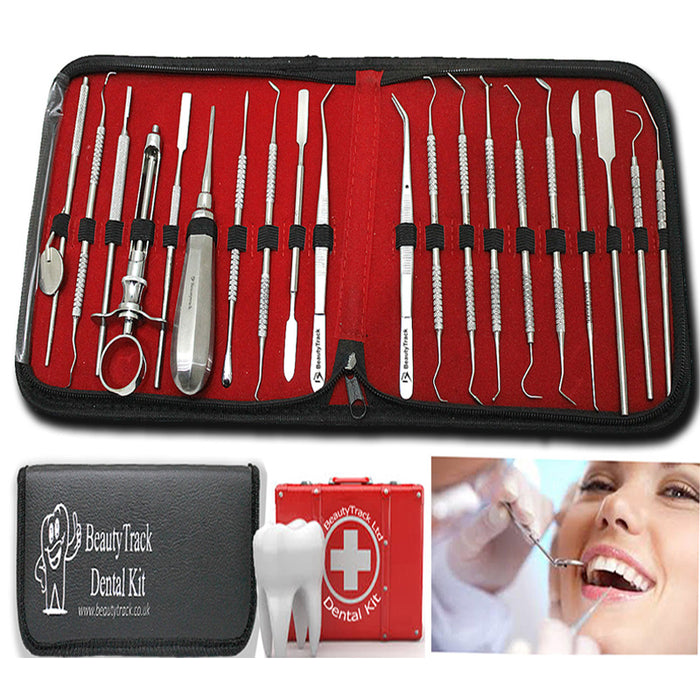 Professionelles Dental-Mundpflegeset, komplettes Dental-Studentenset, 20-tlg