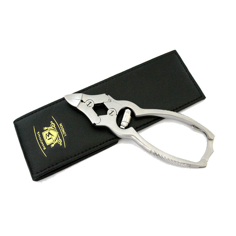 Professional Thick To Nail Clipper Cantilever Barrel Spring Silver