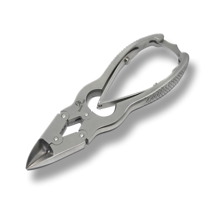 Professional Thick To Nail Clipper Cantilever Double Spring Silver