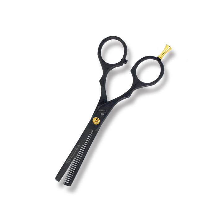 Professional Hairdressing Thinning Scissors Sharp Cutting Left Handed 5.5' Black