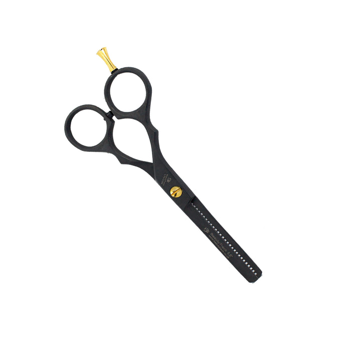 Professional Hairdressing Thinning Scissors Sharp Cutting Left Handed 5.5' Black