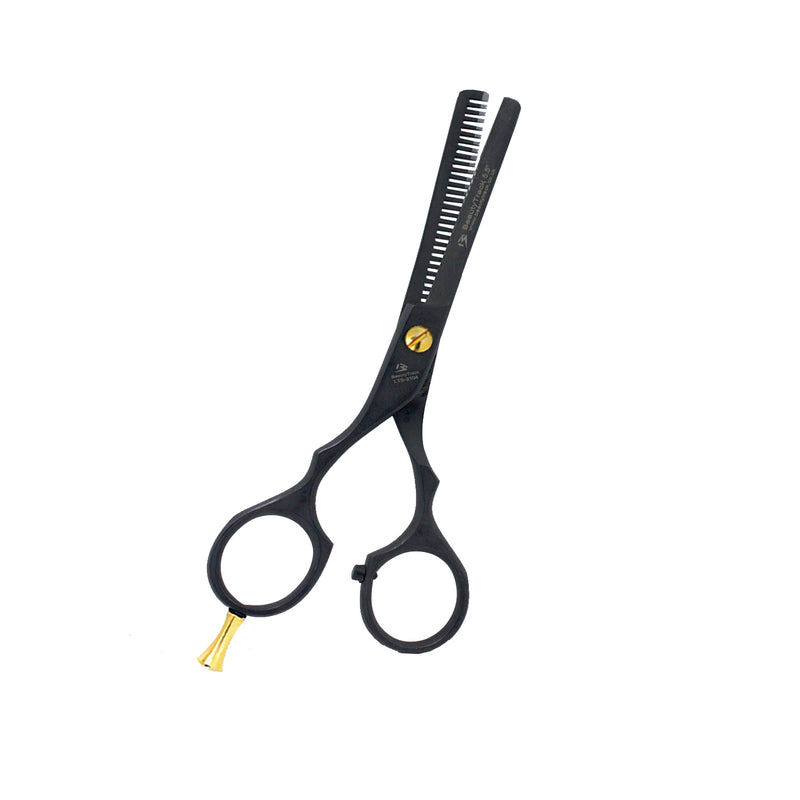 Professional Hairdressing Thinning Scissors Sharp Cutting Left Handed 5.5' Black