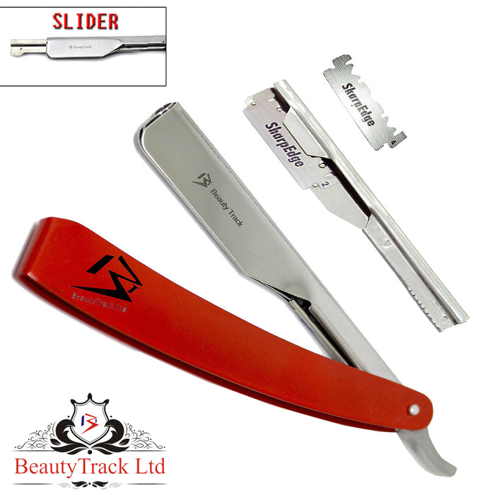 BeautyTrack Classic Shaving Razor Stainless Steel Handle Slide