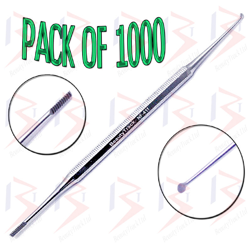 Satin Edge Ingrown Nail File Cleaner Double End Straight/Round 7 inch