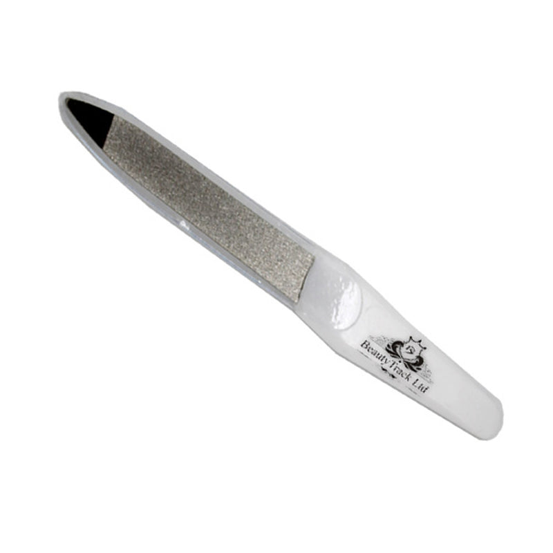 Beautytrack 5 Inch White Diamond Dusted Nail File Professional Footcare Tools